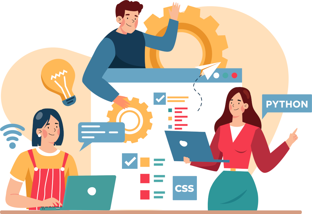 Teamwork bei der App-Entwicklung